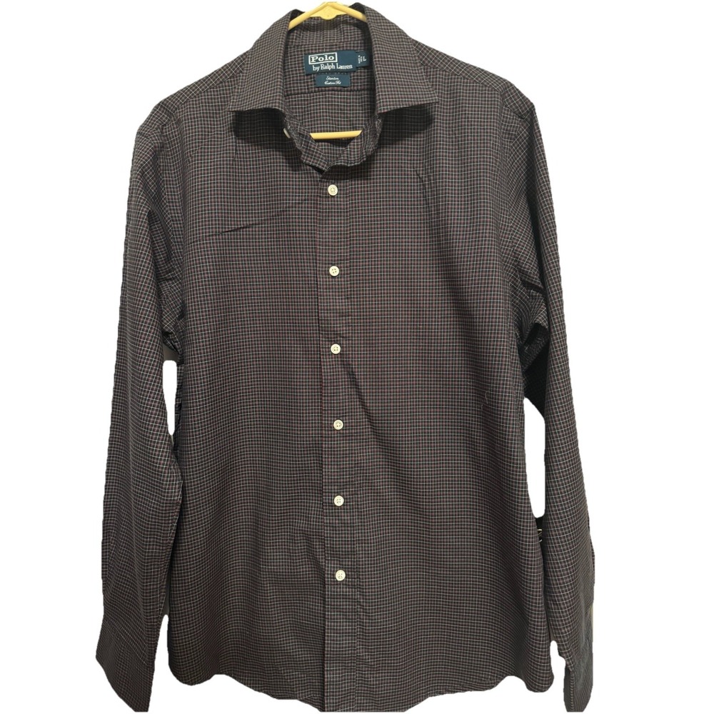 Polo Ralph Lauren Men's Stanton Custom Fit Plaid Size L - Picture 2 of 4